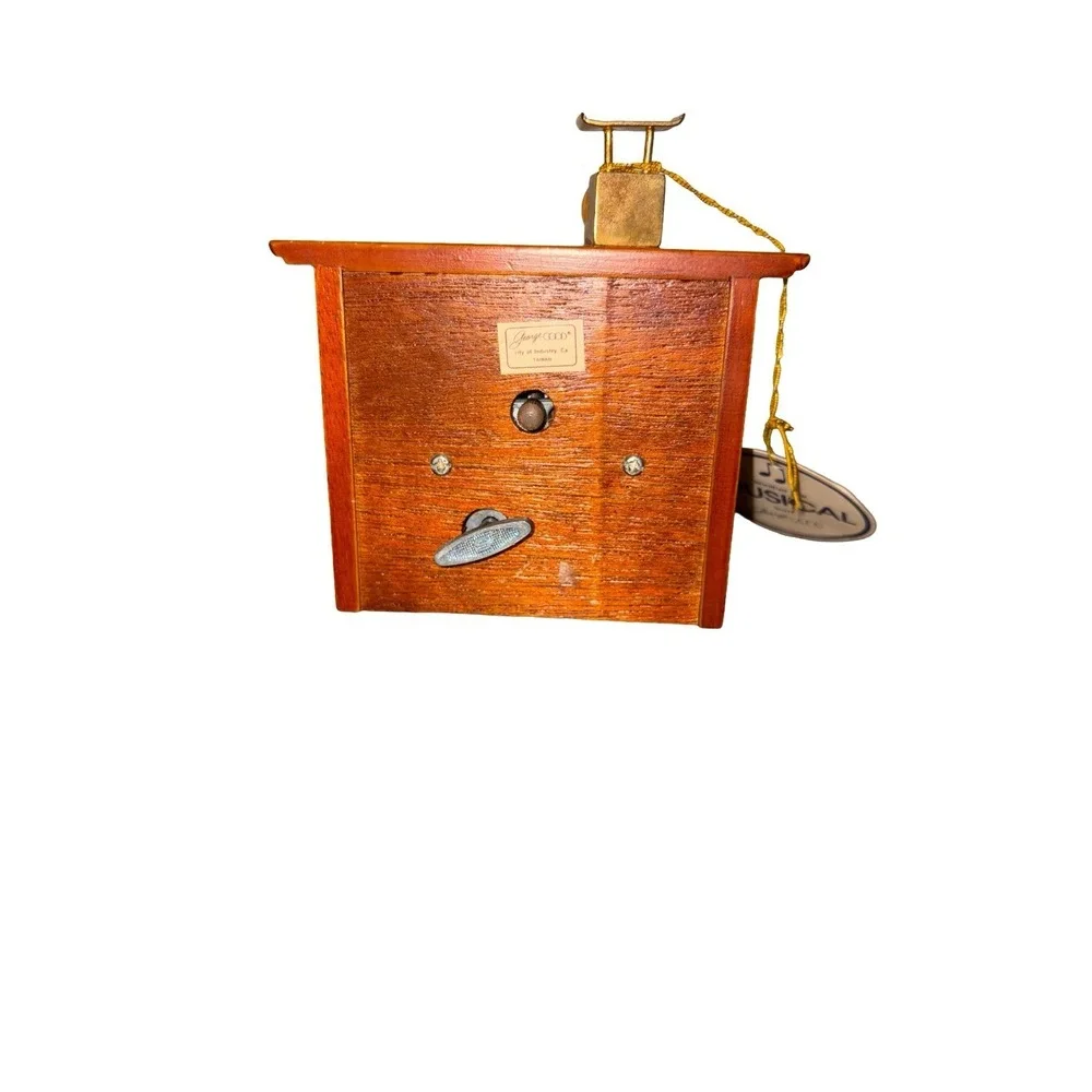 George Good‎ Corp MCM Miniature Hutch Desk Scale Music Box 